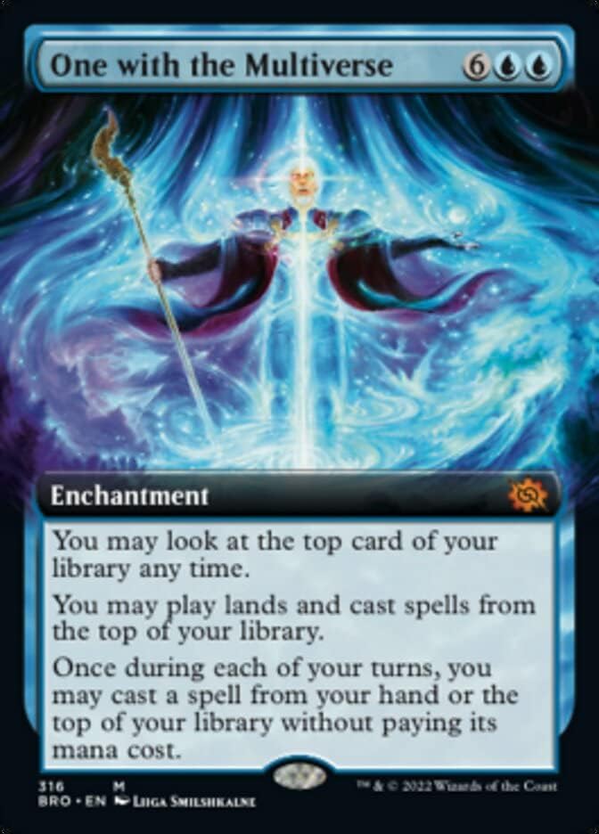 Magic The Gathering - One with The Multiverse (316) - Extended Art - The Brothers' War