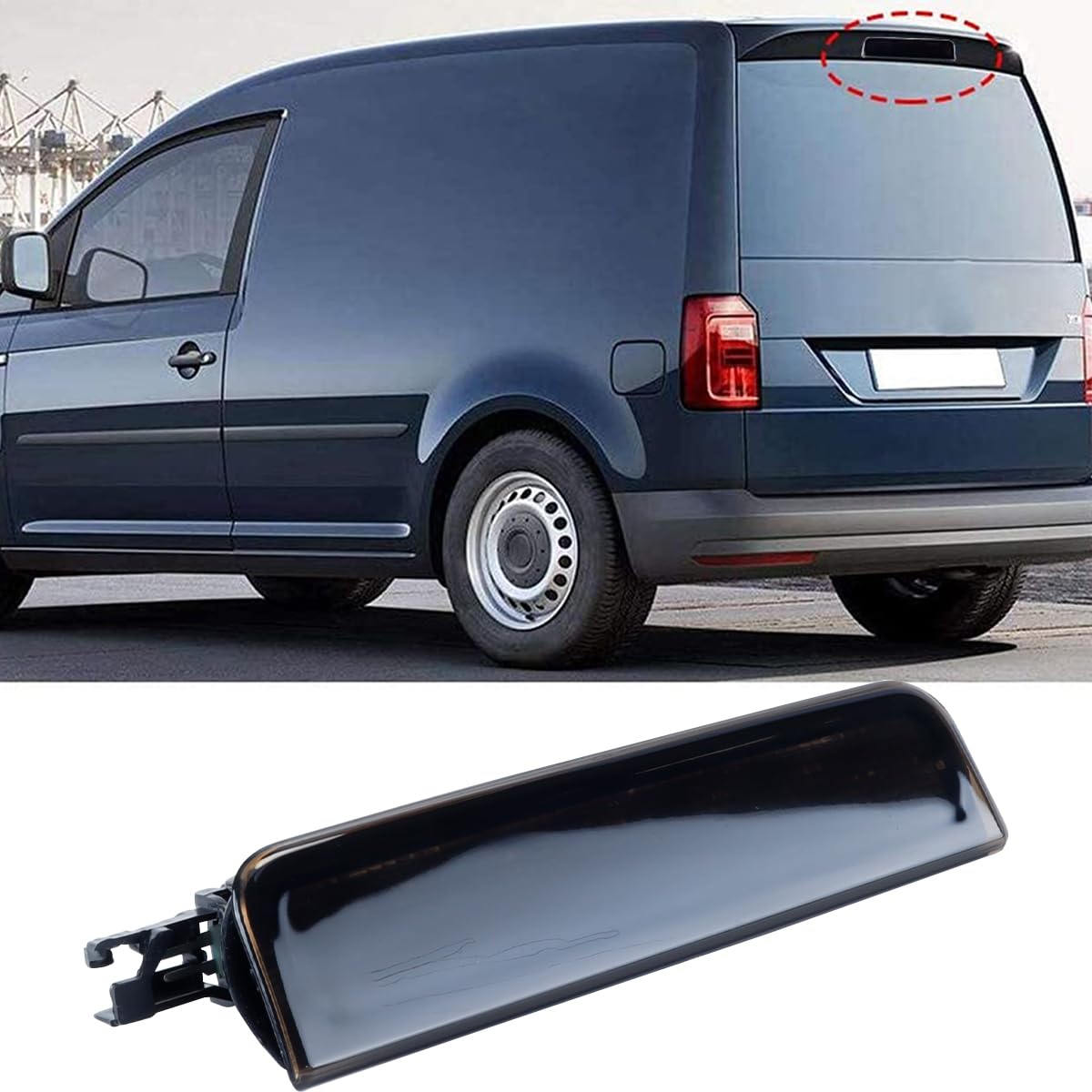 Luce freno posteriore alta, terza luce di stop centrale 2K0945087C adatta per Volkswagen Caddy 2004-2015