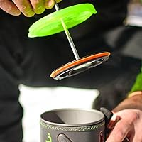 Vista 3 de Jetboil - Cafetera de prensa francesa de silicona para estufas de camping, tamaño regular