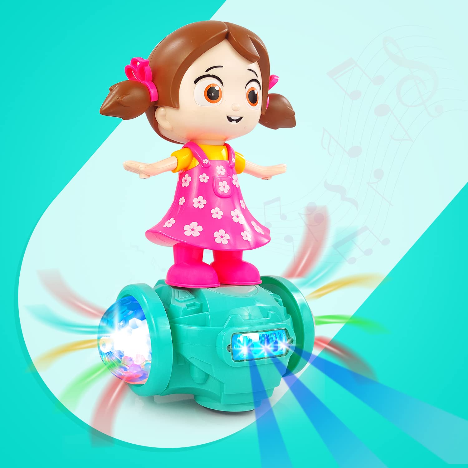 NHR 360 Degree Rotating Musical Dancing Girl with 5D Light & Musical Sound Multicolor Activity Play Center Toy Bump and Go for Kids Early Learning Educational Toys for Kids (3+ Years, Multi) (B0BF5L9NSJ) Amazon Price History, Amazon Price Tracker