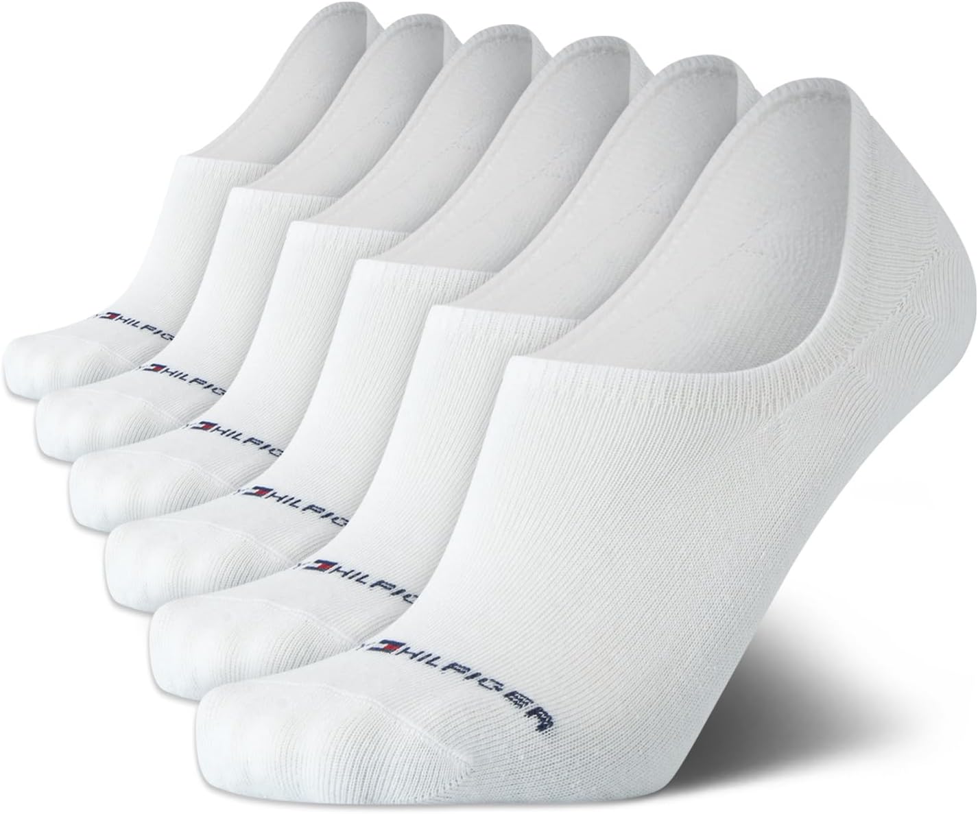 Mens No Show Socks - 6 Pack Cotton Blend Stretch Soft Cushioned Casual Athletic Sports Liners Low Cut Socks