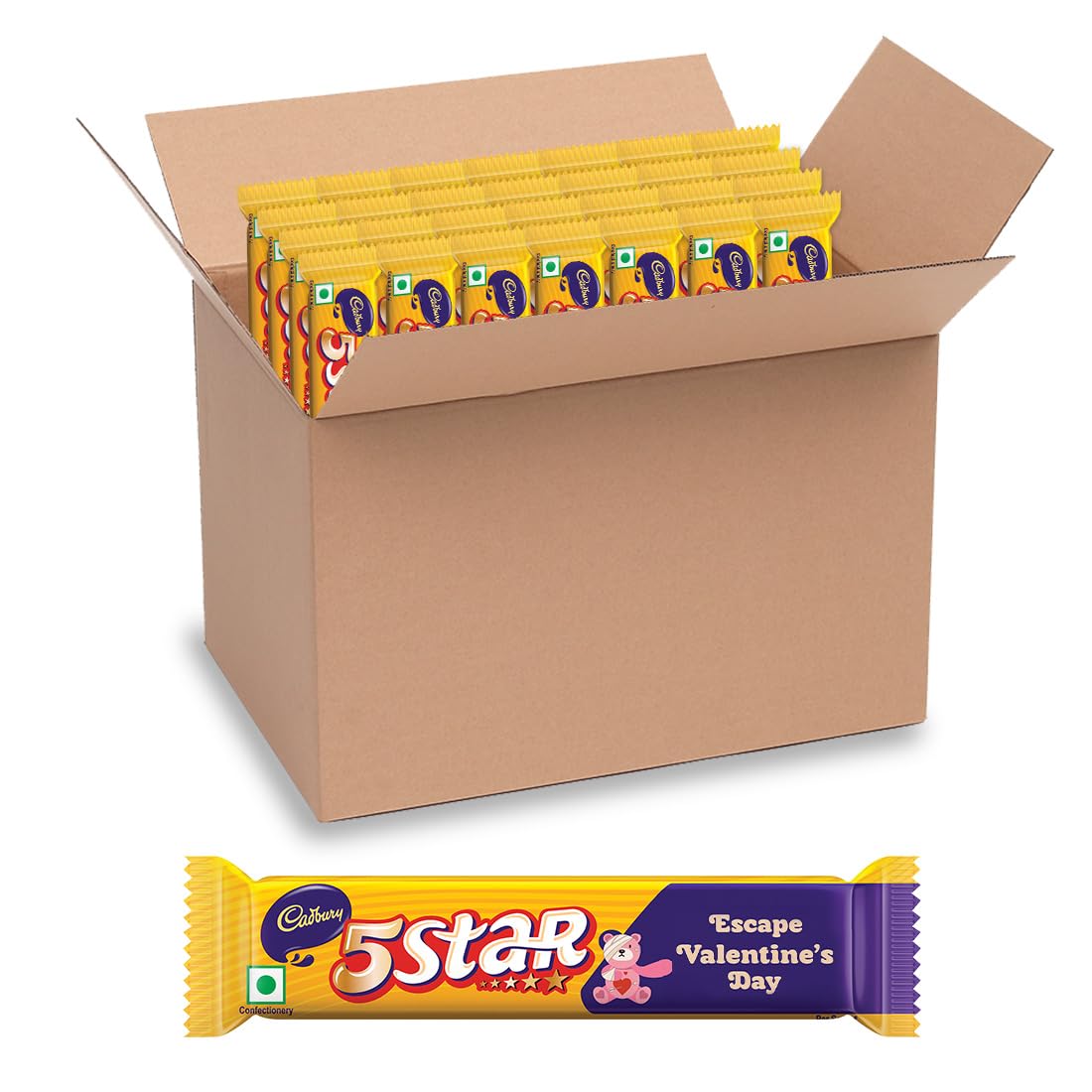 Cadbury 5 Star Chocolate Bars 40g (Pack of 28)