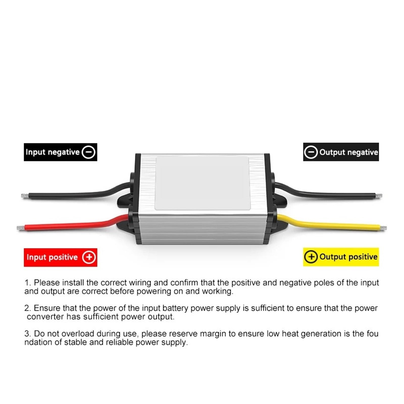DC DC Step Down Converter 12V 5A 50W Voltage Regulator Module 85V 80V 72V 60V 45V 44V 36V 32V 28V 24V Input to 12V Output for Car LED Solar System(5A,48V60V72v(15-90V))