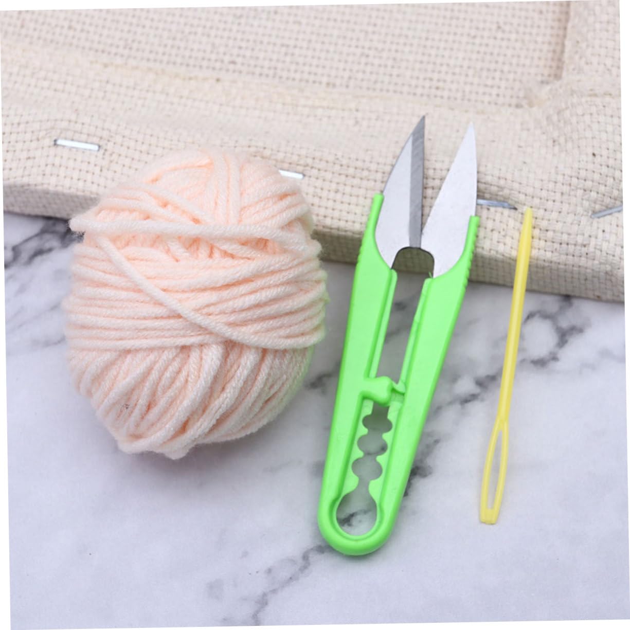 SHINEOFI Kit De Material De Bordado Para Principiantes Punzón Bordado Hilo y Accesorios Para Manualidades y Fabricación De Regalos