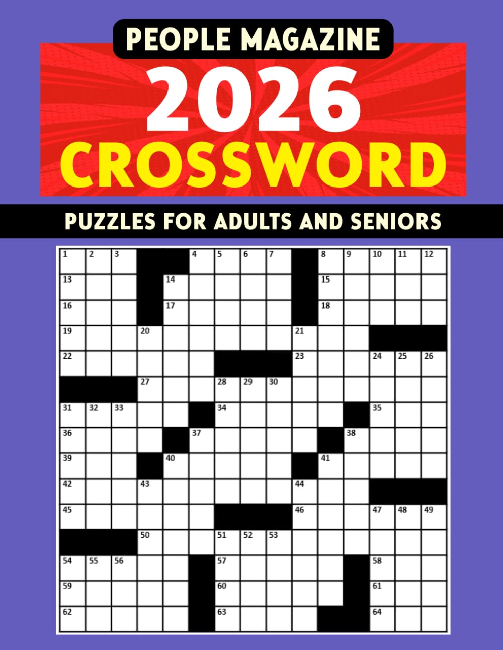 2026 People Magazine Crossword Puzzles For Adults And Seniors: Entertainment-style puzzle collection to support memory and logic