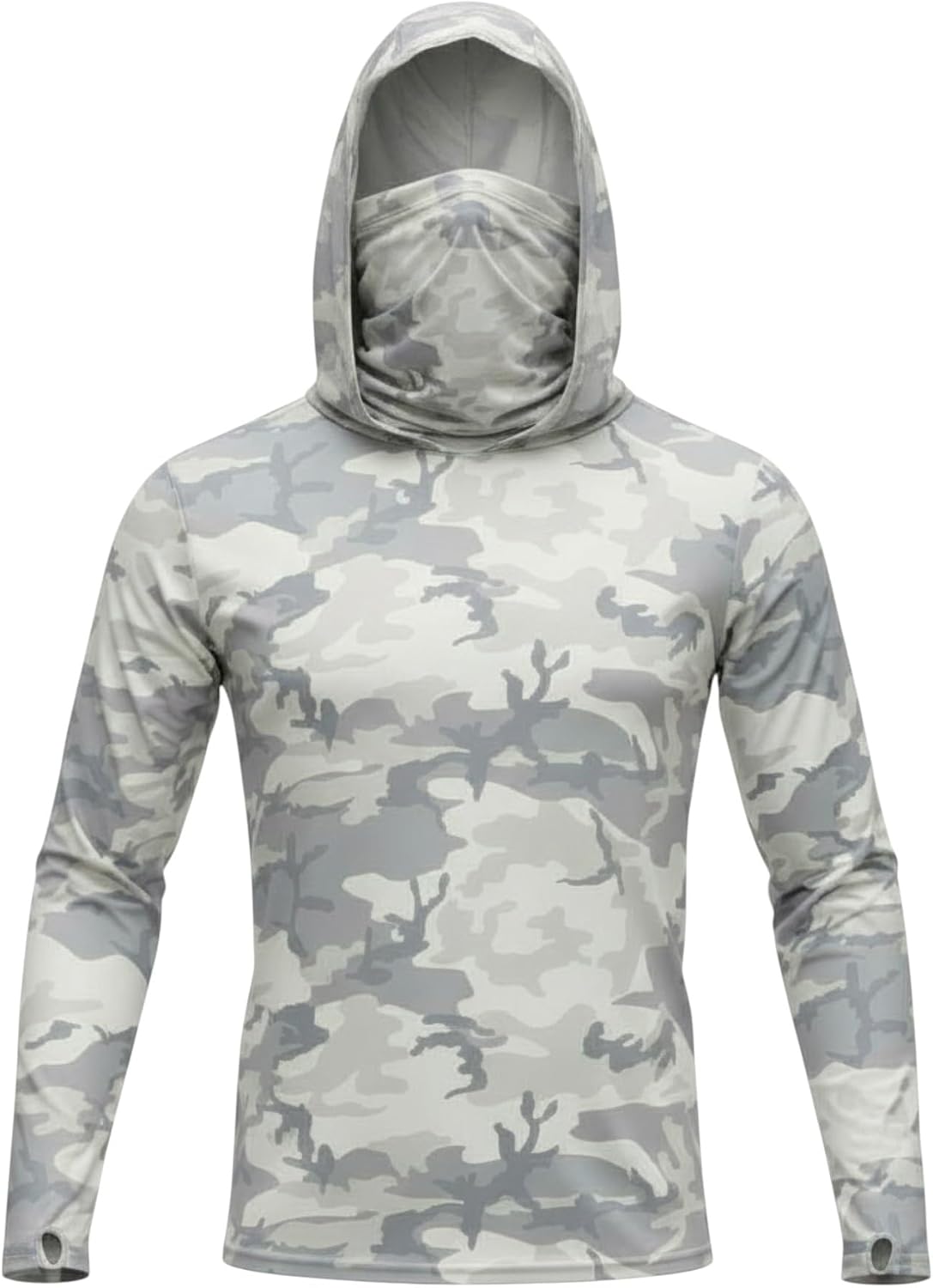CAMOUDOME - Long Sleeve UV Protection Hoodie Hiking Rash Guard Swimming Running