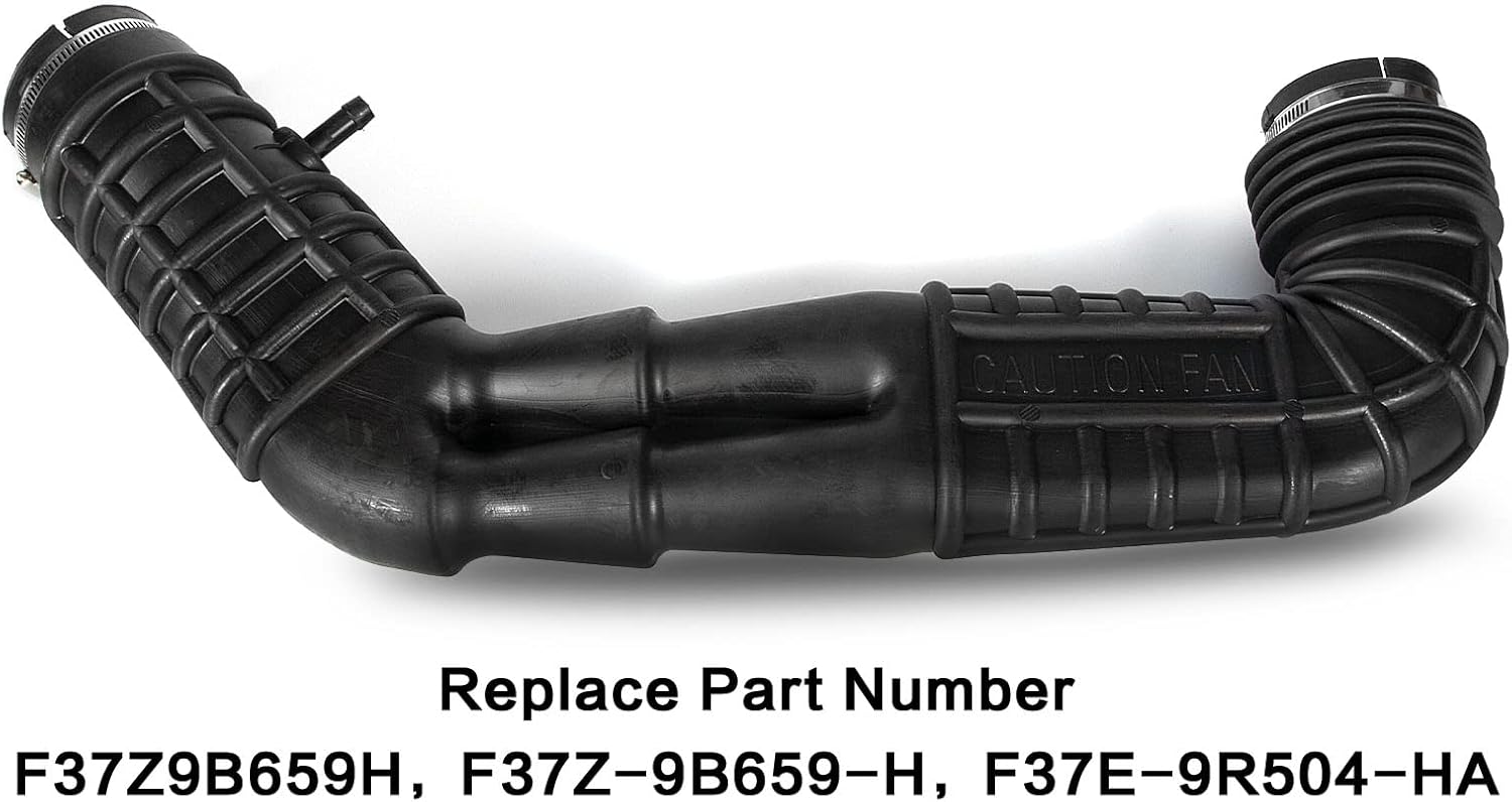 Air Intake Snorkel Inlet Outlet Duct, F37Z-9B659-H Compatible with Ford Ranger 3.0L V6 1992 1993 1994, Air Intake Hose Mass Meter Boot Replace F37E-9R504-HA F37Z9B659H