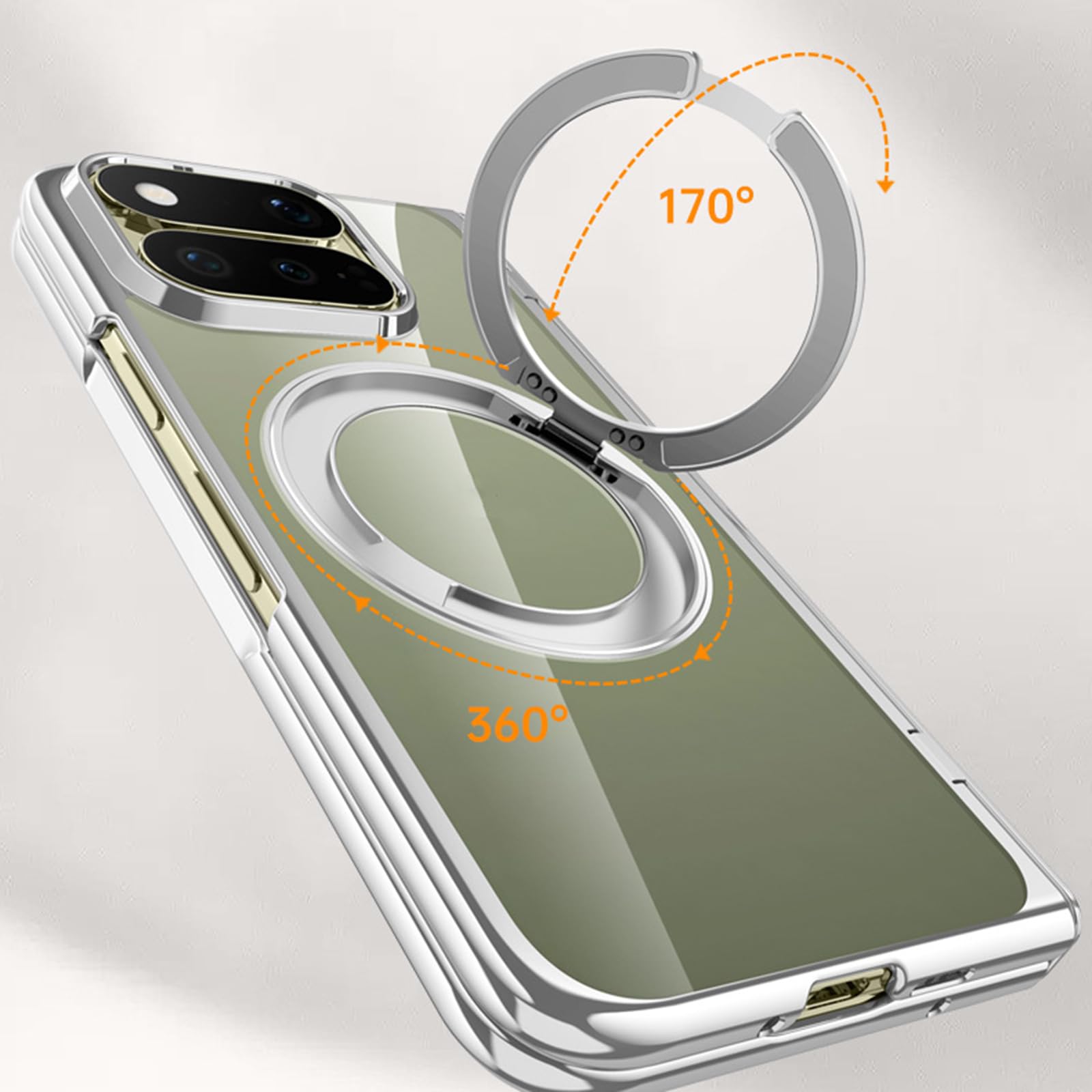 Hülle Für Google Pixel 11 Pro Fold, Displayschutz Kratzfeste Scharnier
