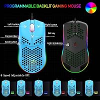 LexonElec K550 Gaming Billentyűzet és M1 Egér Szett Egérpaddal - Vezetékes Gamer Kombó PC-hez 7