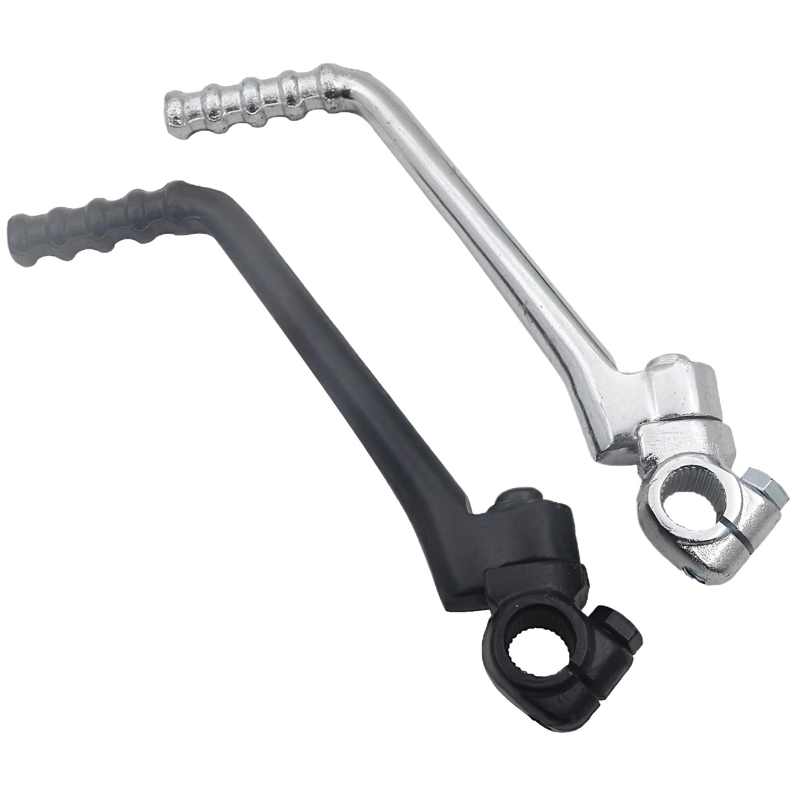 YAJBHnzpt Kick Start Lever Pedal with 13mm Hole Compatible with KAYO SSR SDG BSE 50cc 70cc 90cc 110cc 125cc 140cc 150cc 160cc Pit Bike(Silver)