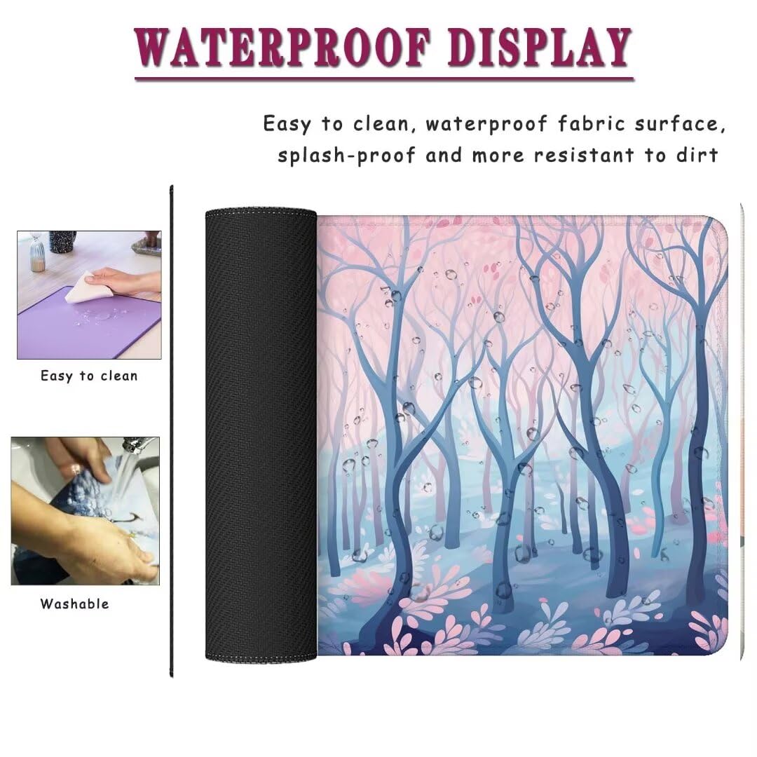 Alfombrilla Ratón Tree Art, Mousepad Alfombrilla Raton Gaming XXL 1600x800x4mm Mouse Desk Mat Gamer para Gaming, Tapete Escritorio Mujer Almohadilla Raton, Mouse Pad Base de Goma Antideslizante S-1162
