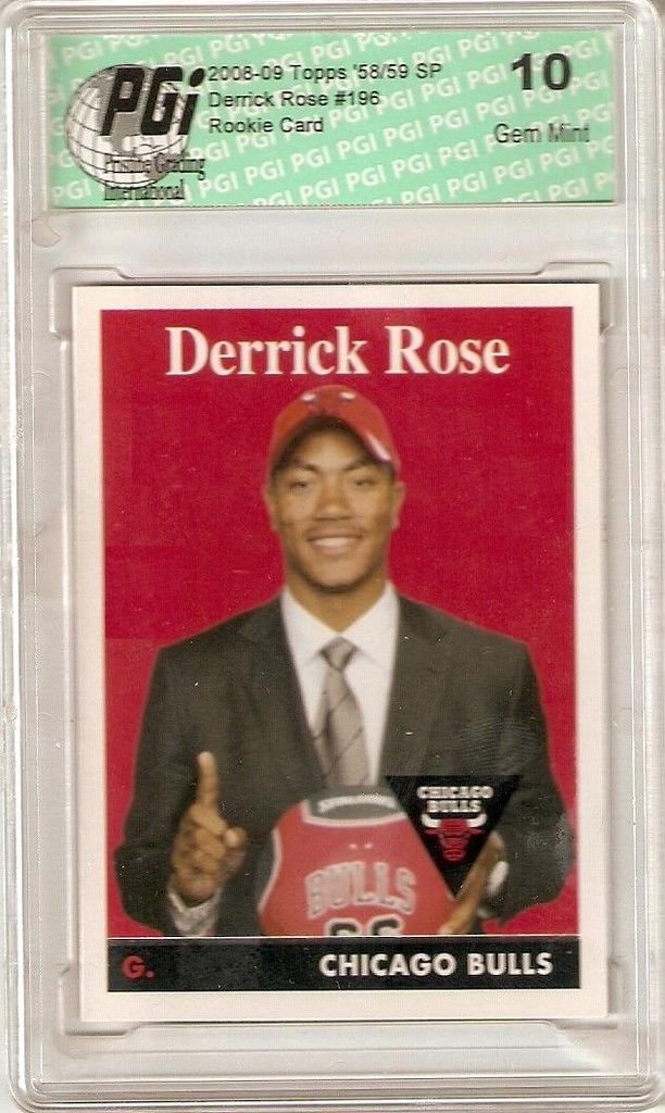 Derrick Rose 2008-09 Topps 58/59 SP Rookie Card PGI 10