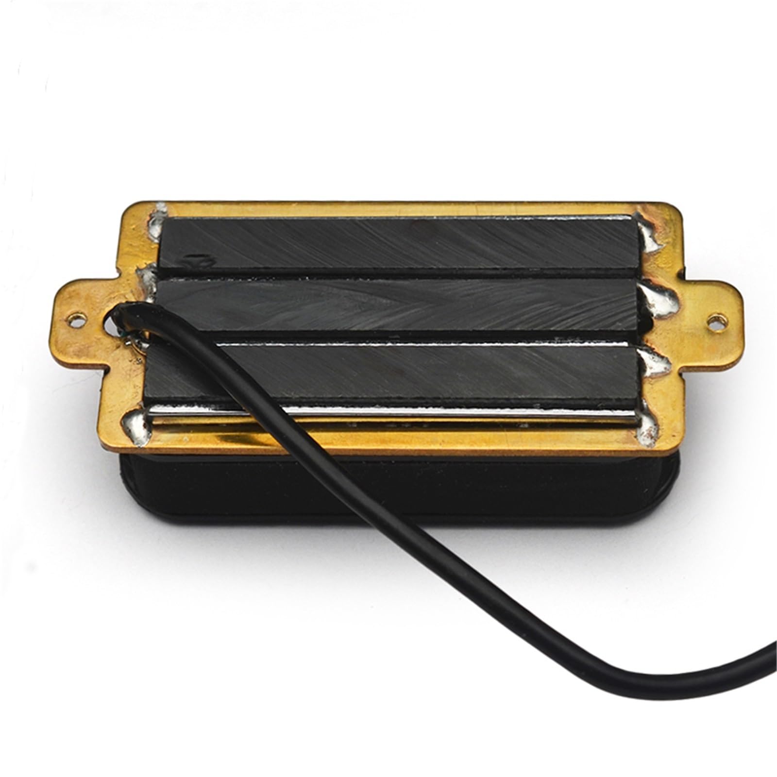 Pastilla De Guitarra Eléctrica Profesional Pastilla De Cerámica Con División De Bobina De 18 K De Alto Rendimiento | Pastilla de cuatro bobinas Pastilla de metal pesado Pastilla tipo pista Negra