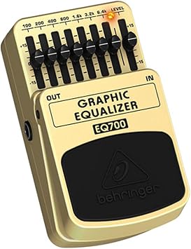 Behringer Graphic Equalizer Eq700 Guitar / Keyboard Ultimate 7-Band Graphic Equalizer