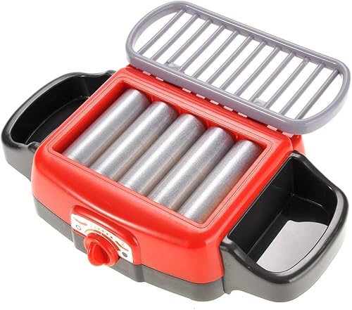 Miniatura 6 de PowerTRC Juego de estufa eléctrica con parrilla de rodillo para perros calientes  Aparato de cocina de alimentos  Comida para juegos de simulación