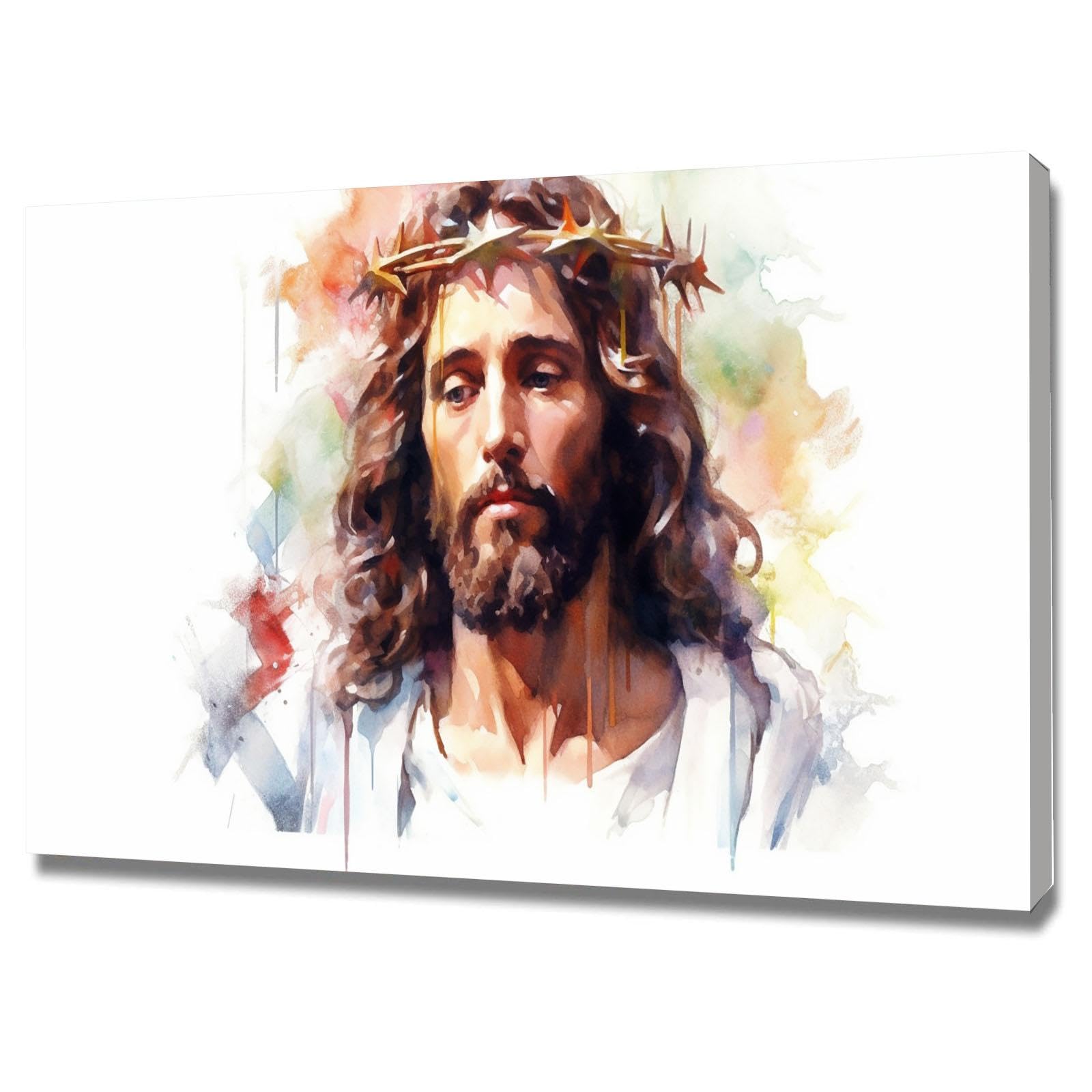 Amazon.co.jp: veces イエス・キリストの絵 キリスト教 壁装飾
