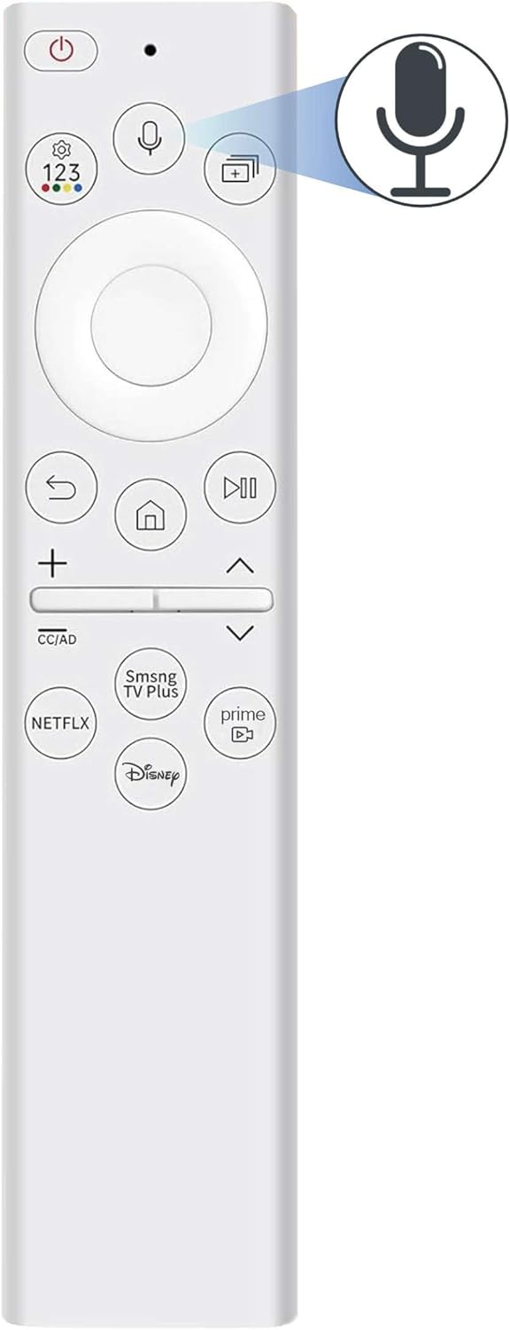 Product image of for Samsung Frame TV Remote, for 2018-2024 Samsung Remote Control for Smart TV with Voice Control. No Solarcell. 2-Year Warranty.