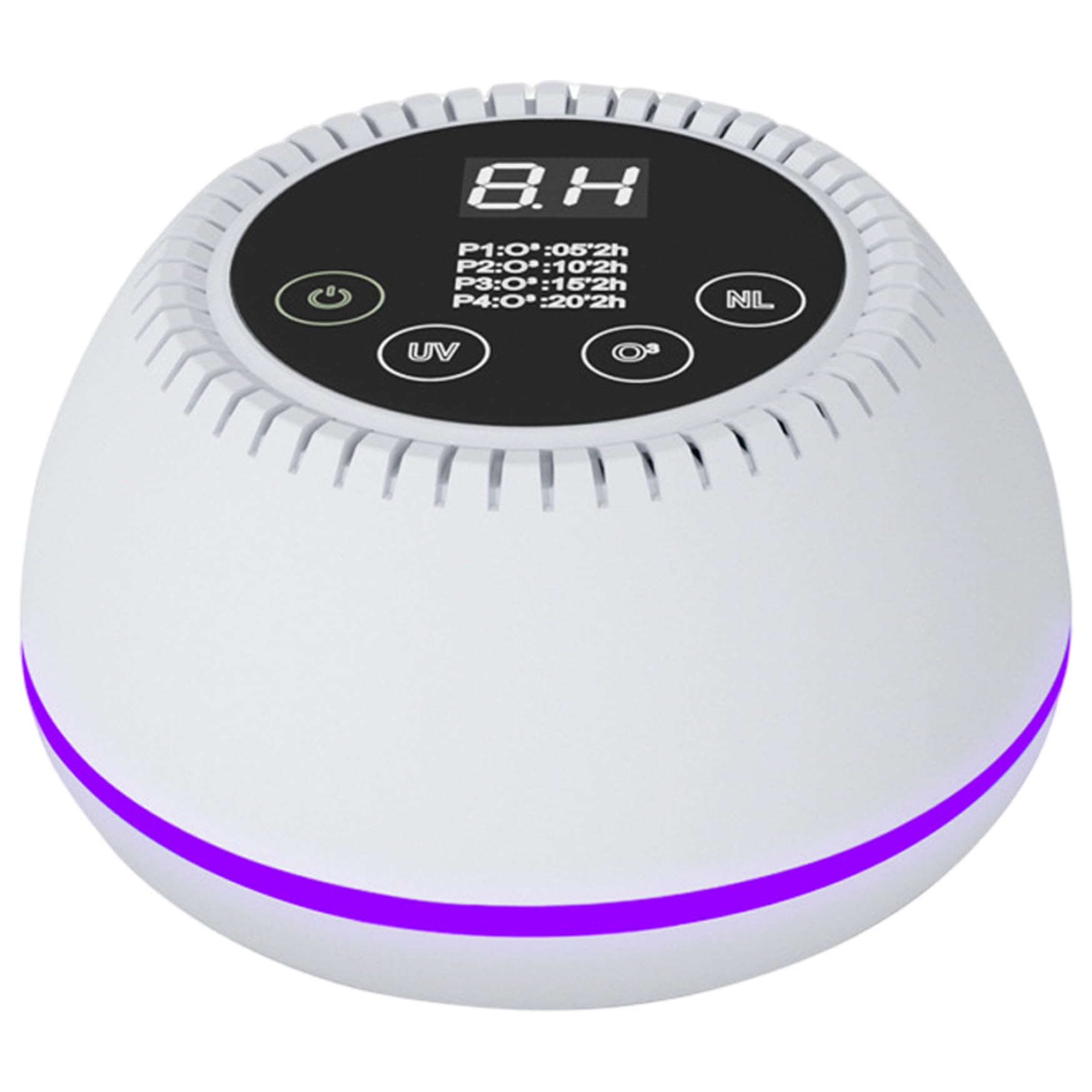 Purificador de Aire 3 en 1, 4 Modos de eliminación de olores con batería de 10000mAh para Mascotas, Humo, hogar, Armario, Inodoro, Coche, purificadores de Aire Blancos para el hogar