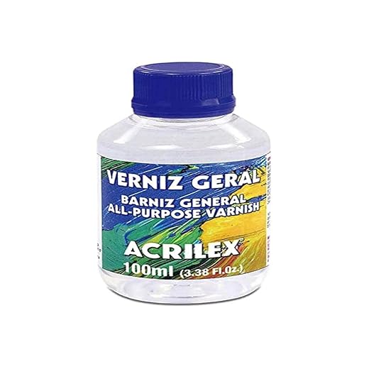 Verniz Geral, Acrilex, Incolor, 100 ml