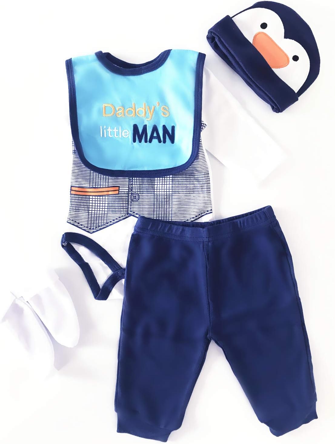 HUADOLL Reborn Baby Dolls Clothes Outfit 4 Pices Sets for 20- 23 Inch Reborn Doll Baby Girl Clothing