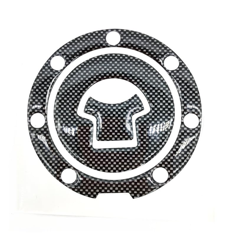 Autocollant de protection pour réservoir moto et bouchon de carburant carbone