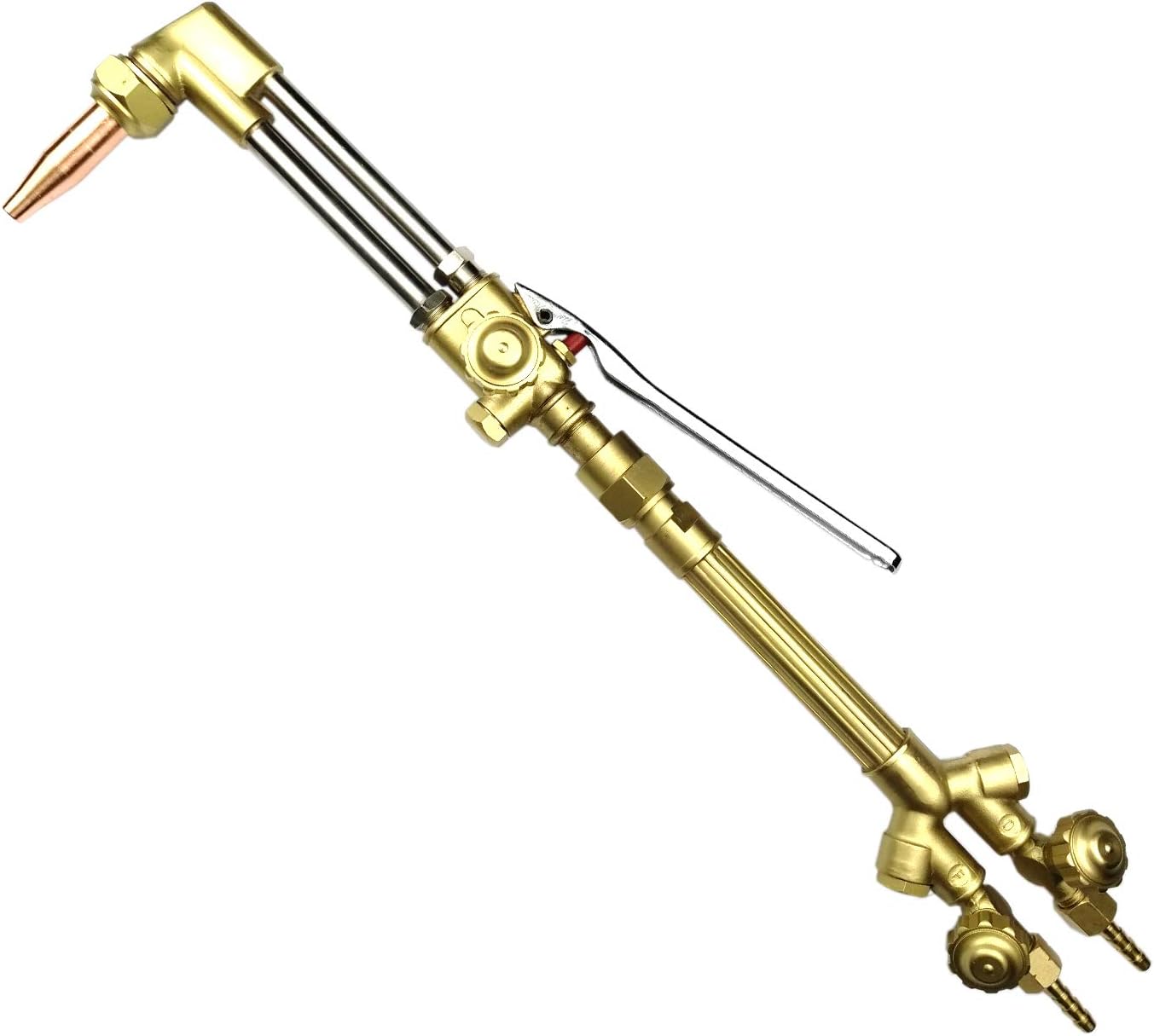 Medium Duty Cutting Torch, Acetylene Oxygen Cutting Tools, Welding Cutting Torch Kit with CA1350 cutting attachment and 100FC torch handle