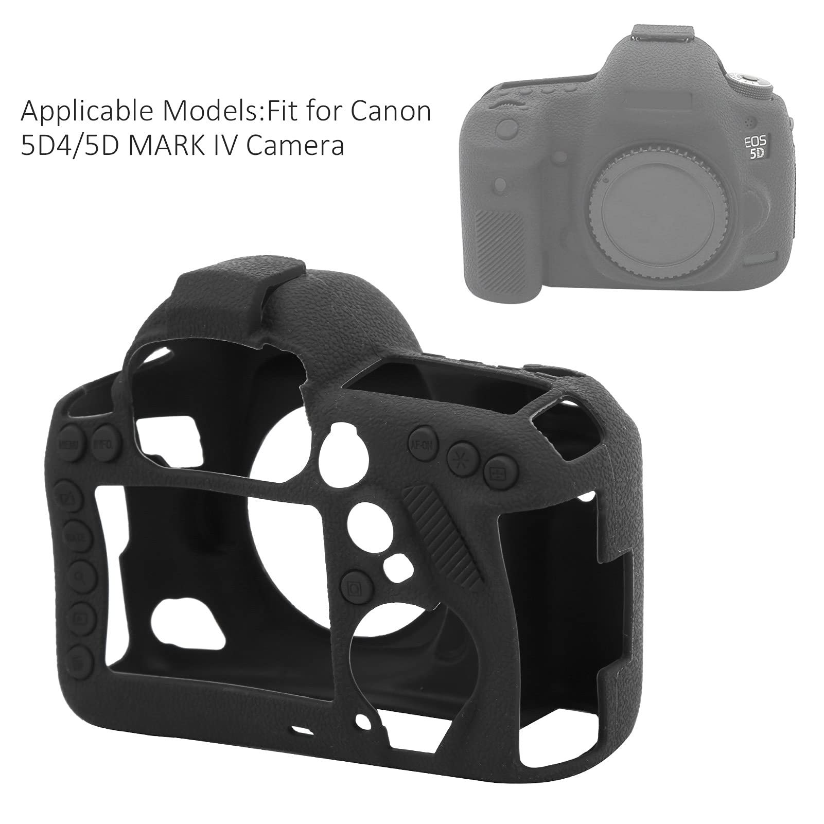 VBESTLIFE Housse de pour Appareil Photo en Silicone pour 5D4 / 5D Mark IV