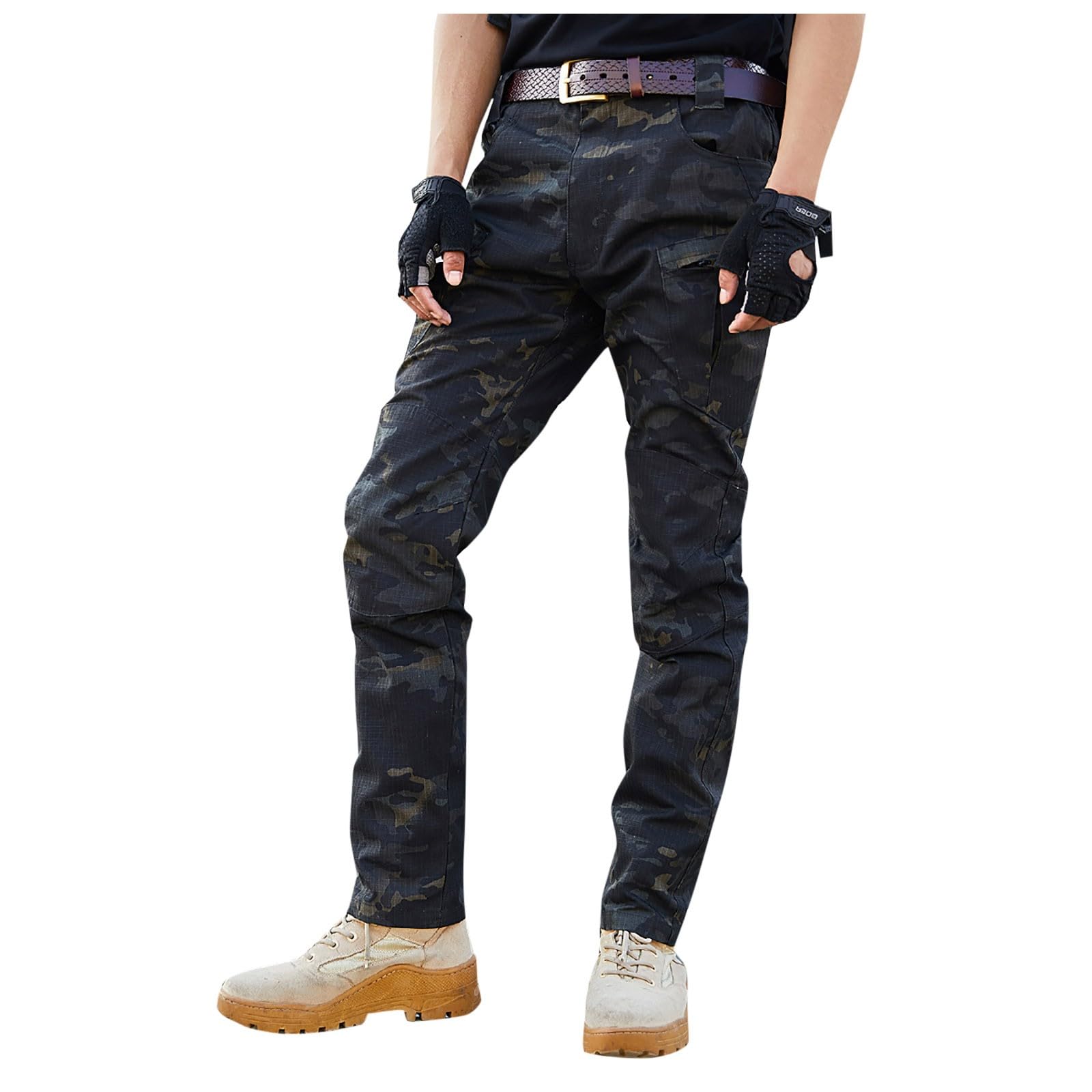 Herren Trainingshose Stretch Slim Foot Fitness Training Laufhose