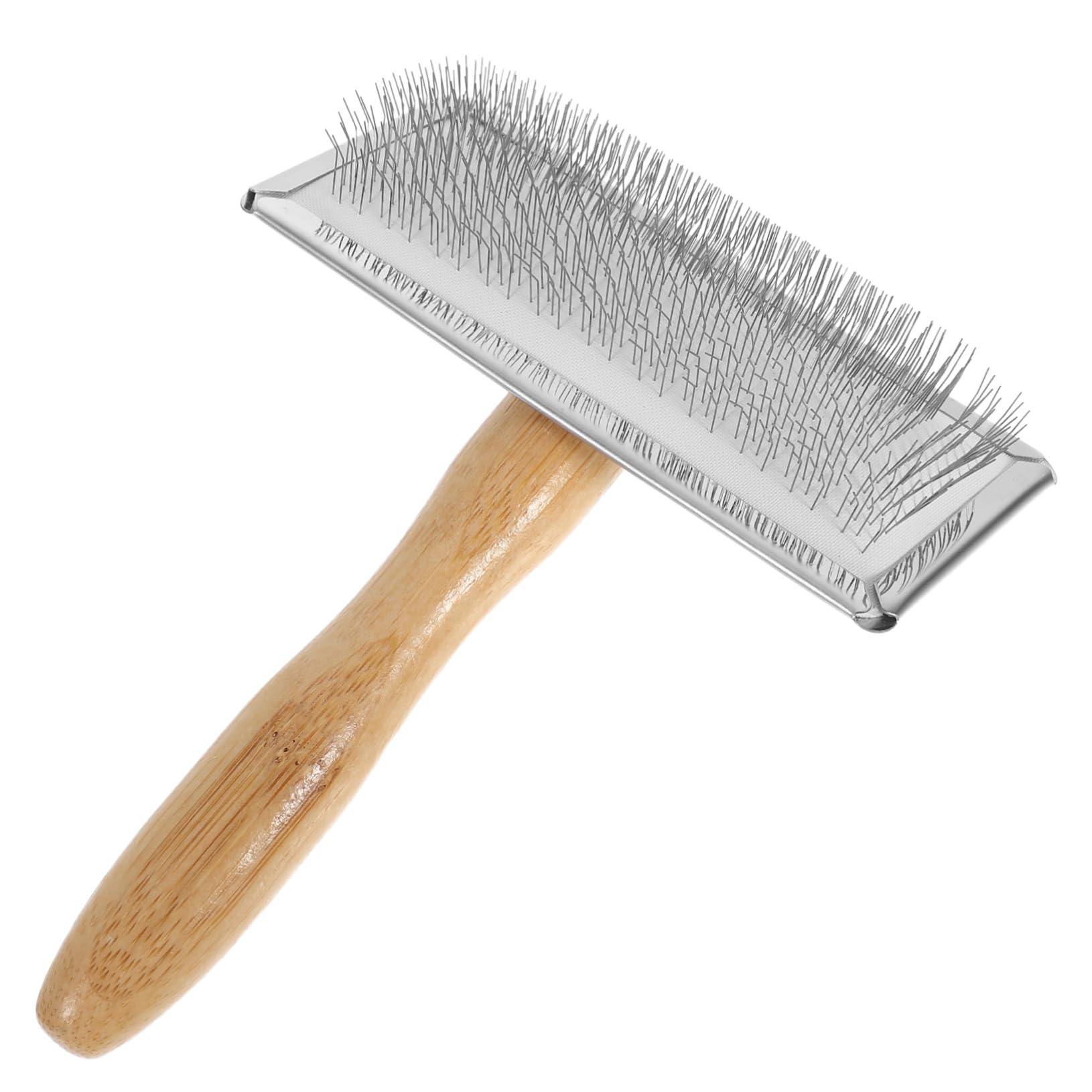 OSALADI Wood Iron Wool Carder Needle Felting Tool Multipurpose for DIY Projects Pet Hair