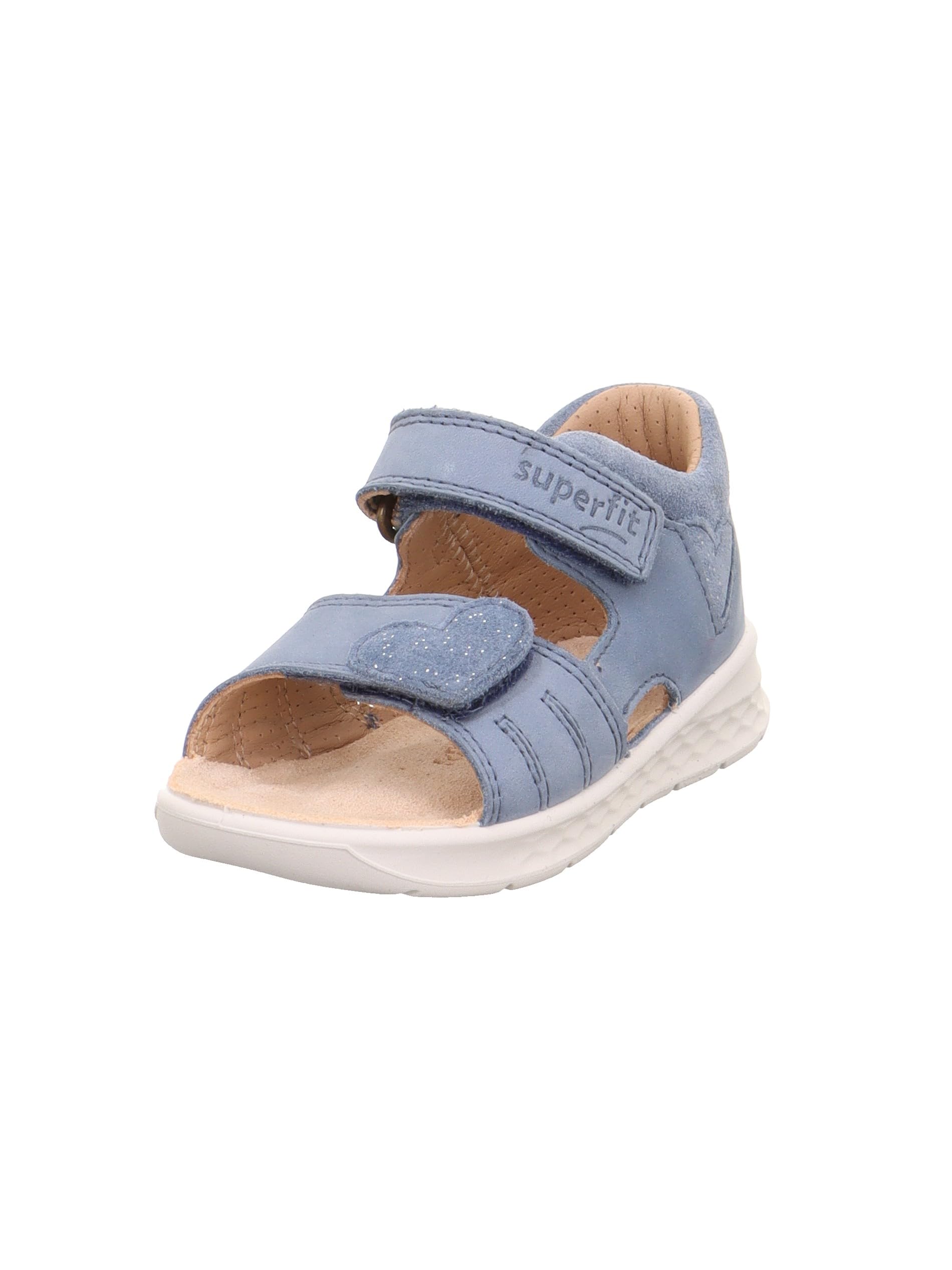 Superfit Girls' Lagoon Sandals, Blue 8000, 2.5 UK Child