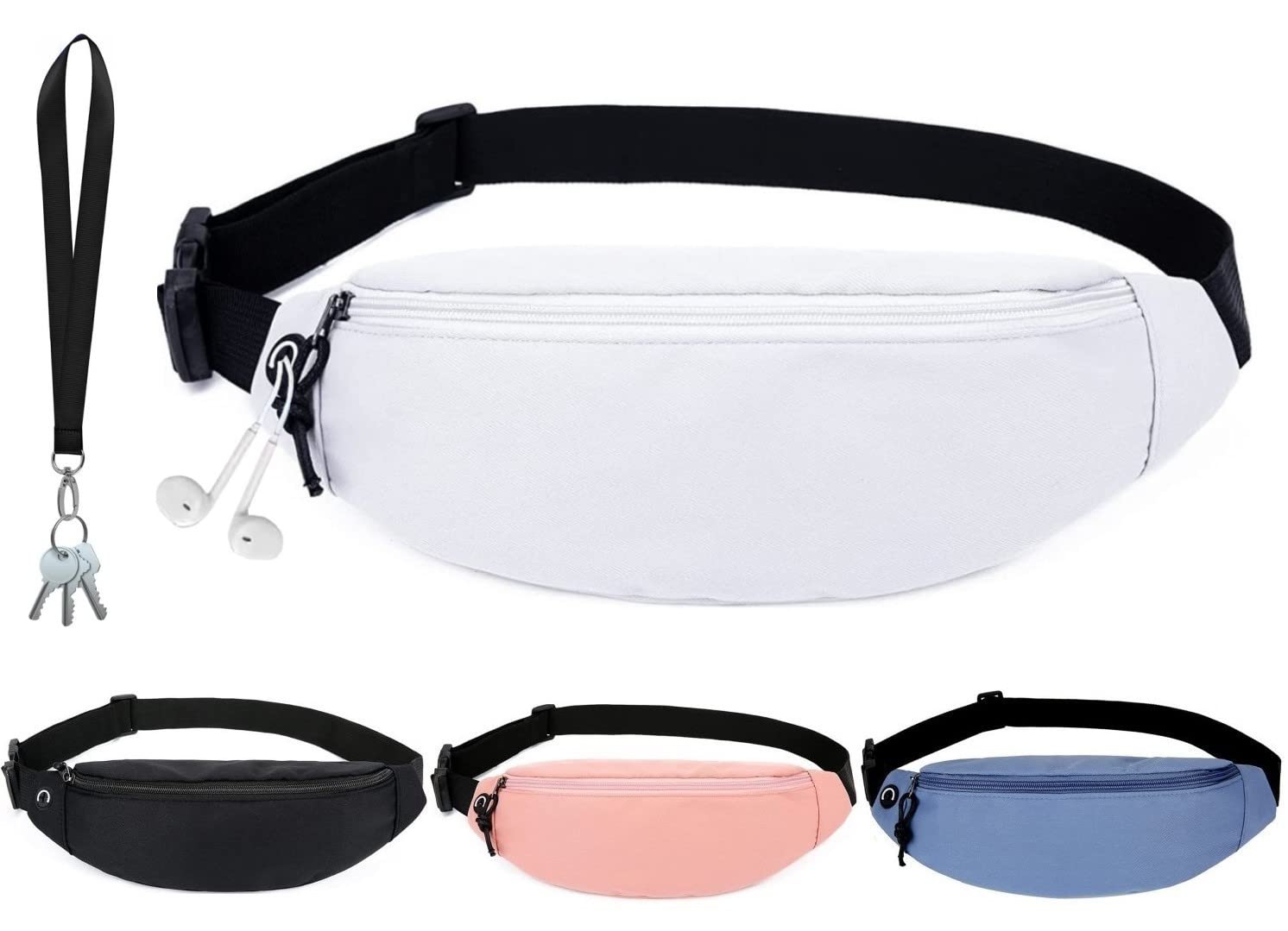 Marsupio Sportivo Impermeabile Con Portaborraccia - Uomo Donna, Per Corsa, Ciclismo, Escursionismo - Foto 8