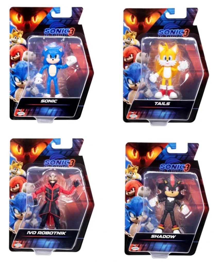 Sonic 5" Figures (sonic 3 movie wave) Assortment/Toys