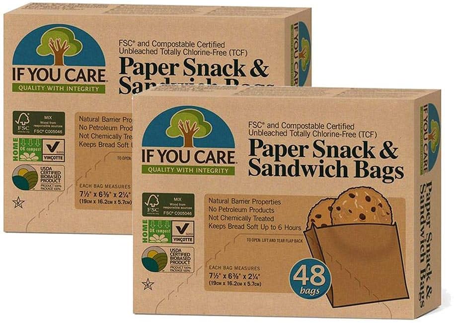 If You Care | Paper Sandwich Bags | 2 X 48 Bags