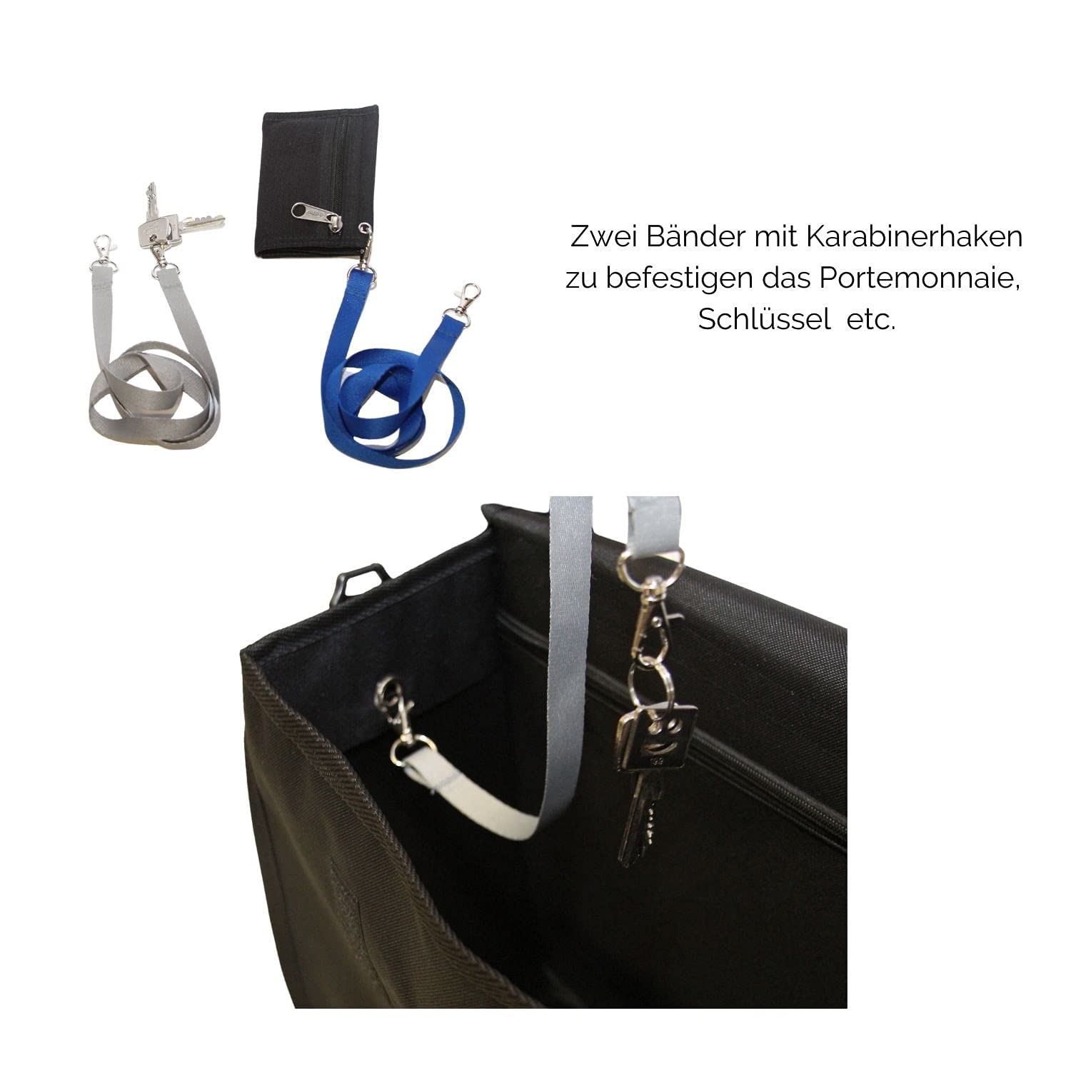 SENIORI Rollator/Rollstuhl Tasche Rollatortasche Rollstuhltasche Universal (1. Kreise)