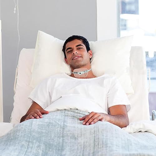 Miniatura 6 de Paquete de 3 almohadillas para traqueotomía  Cubierta de tubo de traqueotomía reutilizable y almohadilla de soporte  Suministros esenciales de