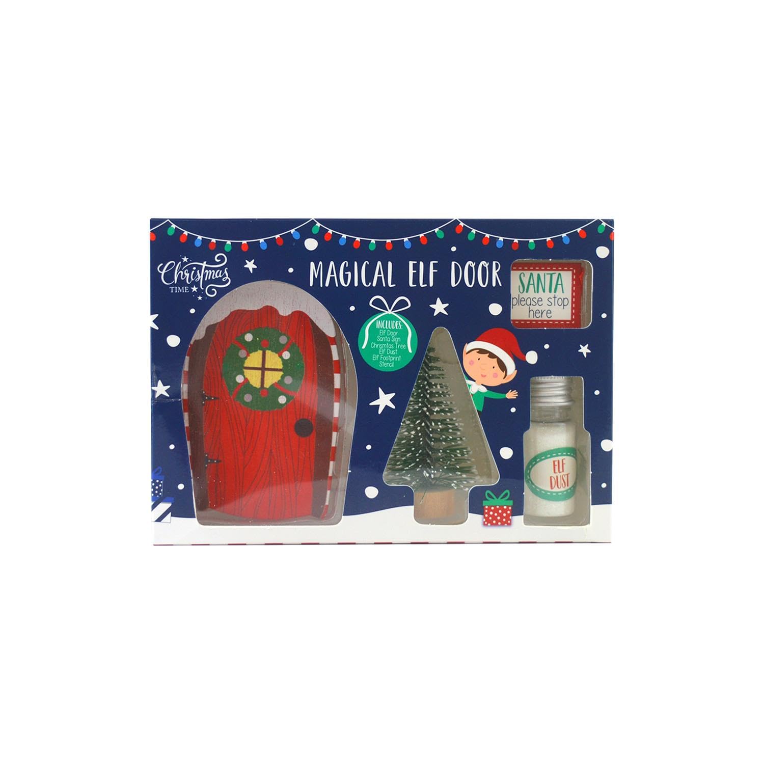 Yöl Multicolour Magical Christmas Elf Door Pixie Fairy Festive Decoration Santa Helper Kit