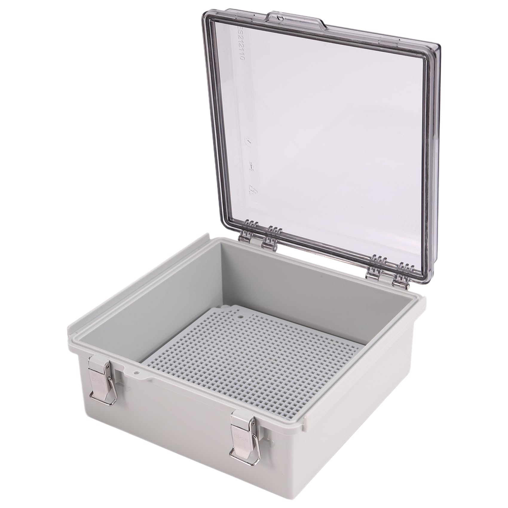 Rfeeuubft As Shown Clear Electrical Enclosure Box Outdoor Plastic Junction Box Weatherproof Electrical Box 210 * 210 * 100Mm