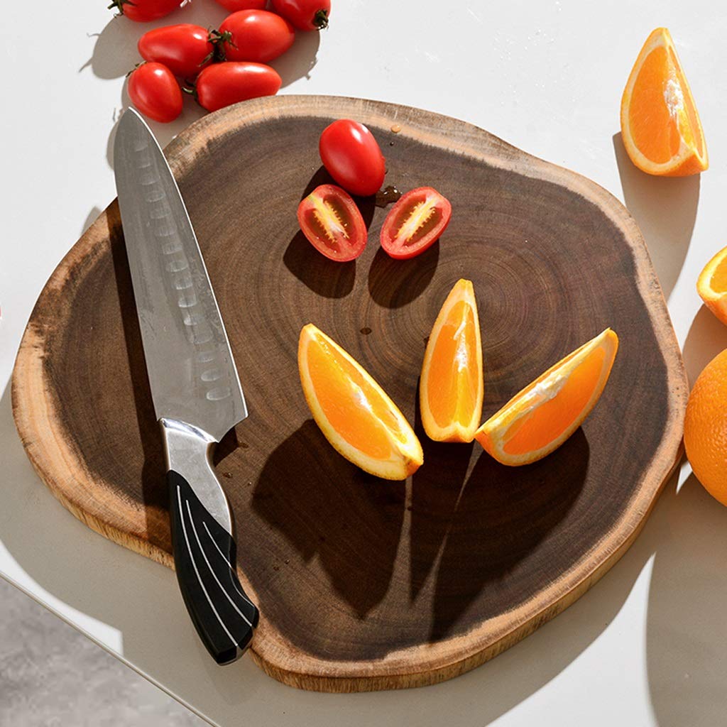 Tagliere in Legno massello per Cucina, Tagliere per Alimenti per Bambini, Tagliere Creativo per la casa, Mini Tagliere per Frutta e Vassoio da Portata in Legno di Acacia Biologico Naturale.
