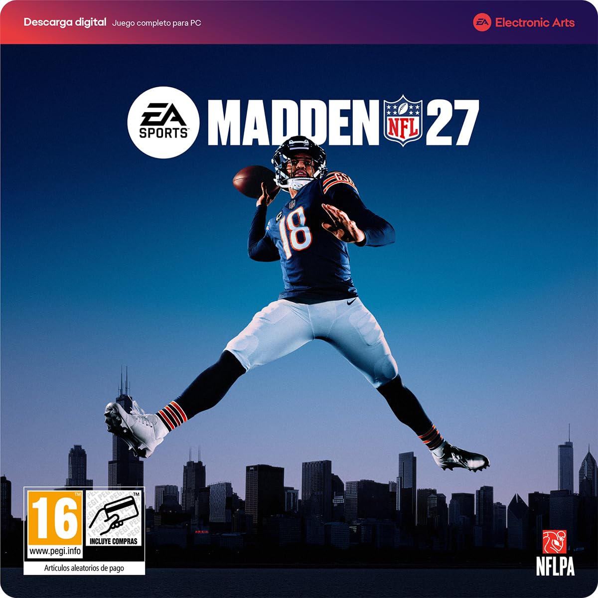 EA SPORTS Madden NFL 27 Standard Edition PCWin | Codigo de descarga inmediato EA App | Videojuegos | Castellano Standard | Código EA App para PC