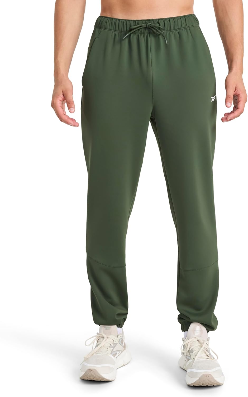 Reebok Mens Velocity Pant, Standard Fit, 31” Inseam, Lightweight Stretch Air Weave Scuba Fabric