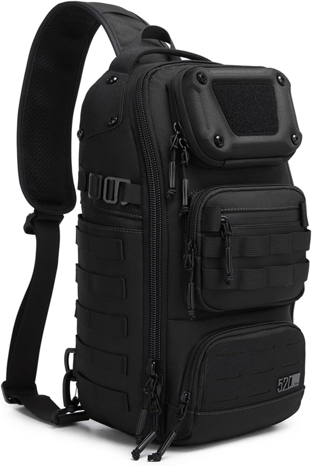 OZUKO Tactical Sling Bag for Men, Multi-Pocket Crossbody Backpack, Water-Resistant Shoulder Pack for Hiking, Travel & Daily Use