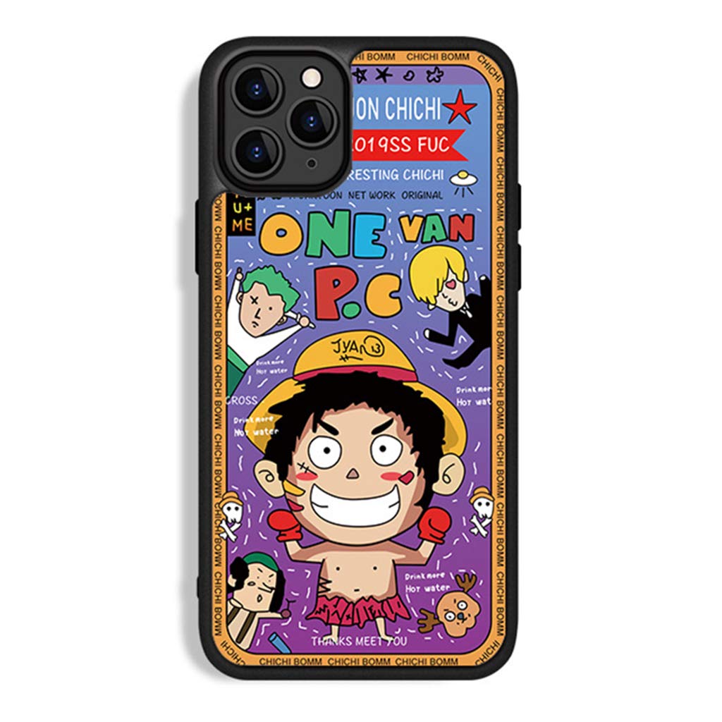 スマートフォン本体 iPhone11promax Luffy Nova capa de telefone Luffy divertido anime One Piece iPhone