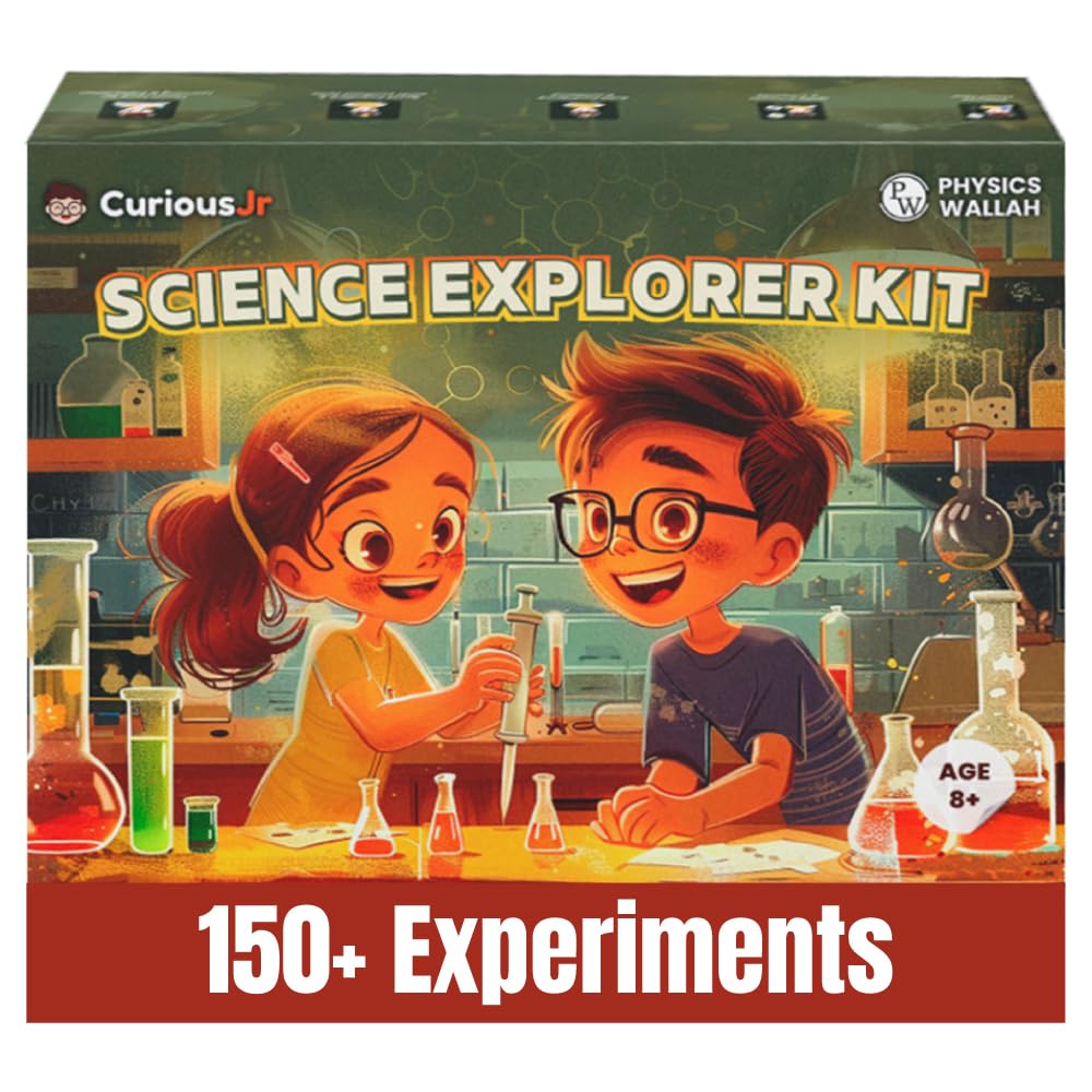PW Science Experiment Kit for Kids Ages 8–15 |150+ Fun Educational Stem Projects | Science Kit for Boys & Girls | Chemistry Explorer Toy