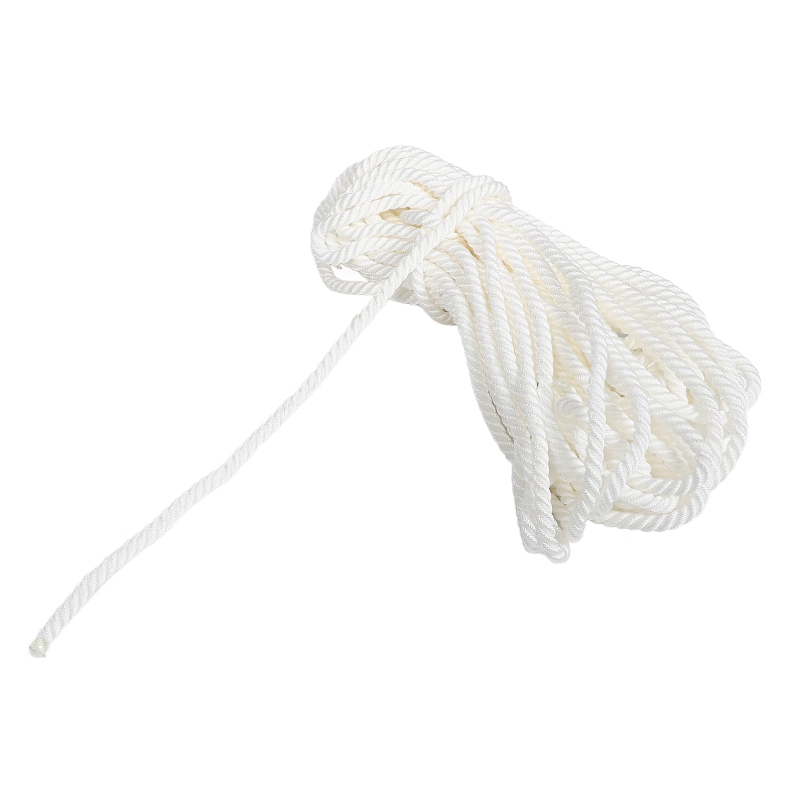 1rolle Weißes Nylon-marineseil Für Bootsanlegemanöver Strapazierfähige Festmacherleine Für Sicheres Verankern Und Ankern Für Yachten Und Boote