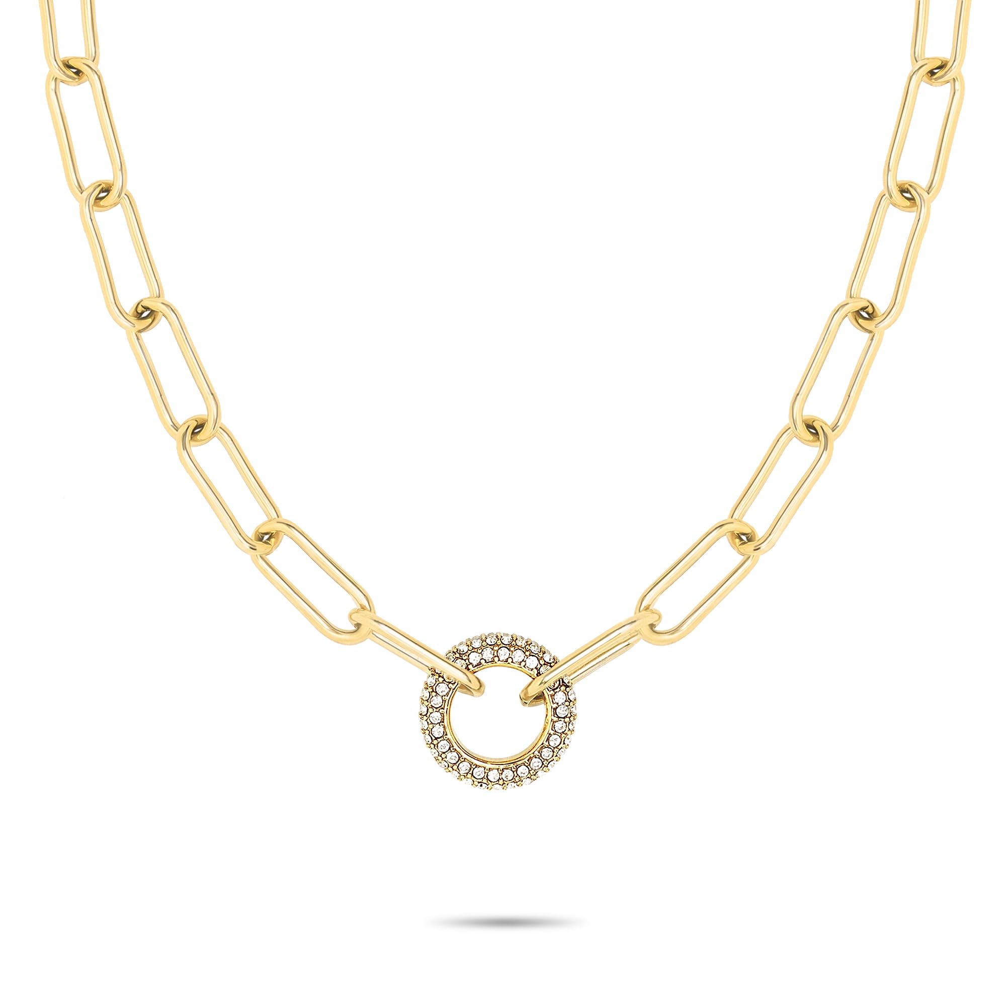 Tamaris Ladies Necklace TJ-0674-N-45 in Stainless Steel IP Gold