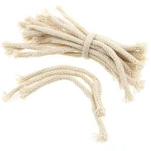 Miniatura 4 de AYLIFU -14 "redondo algodón aceite-lámpara mechas 5.9 in alcohol lámpara algodón mecha experimento químico suministros de enseñanza equipo de