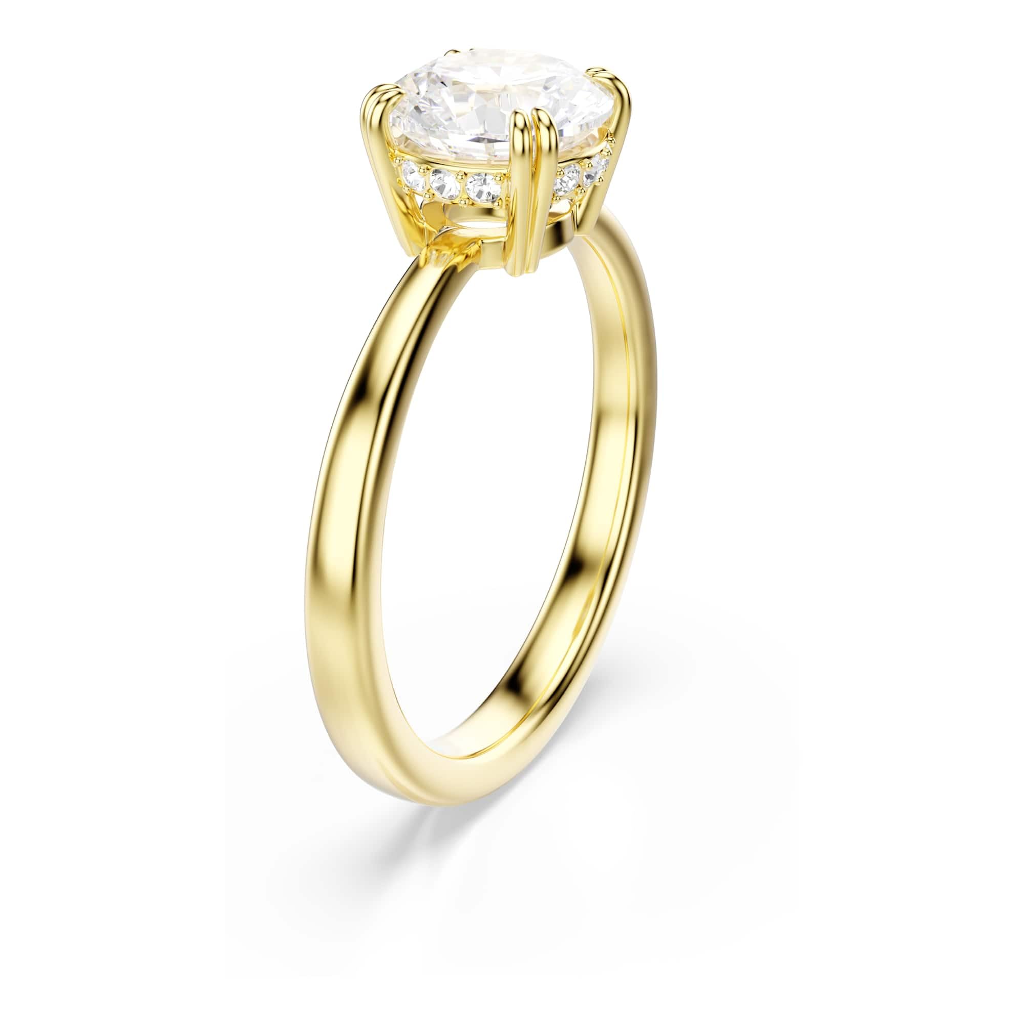 Swarovski Stilla Collection Cocktail Ring, Round cut, White