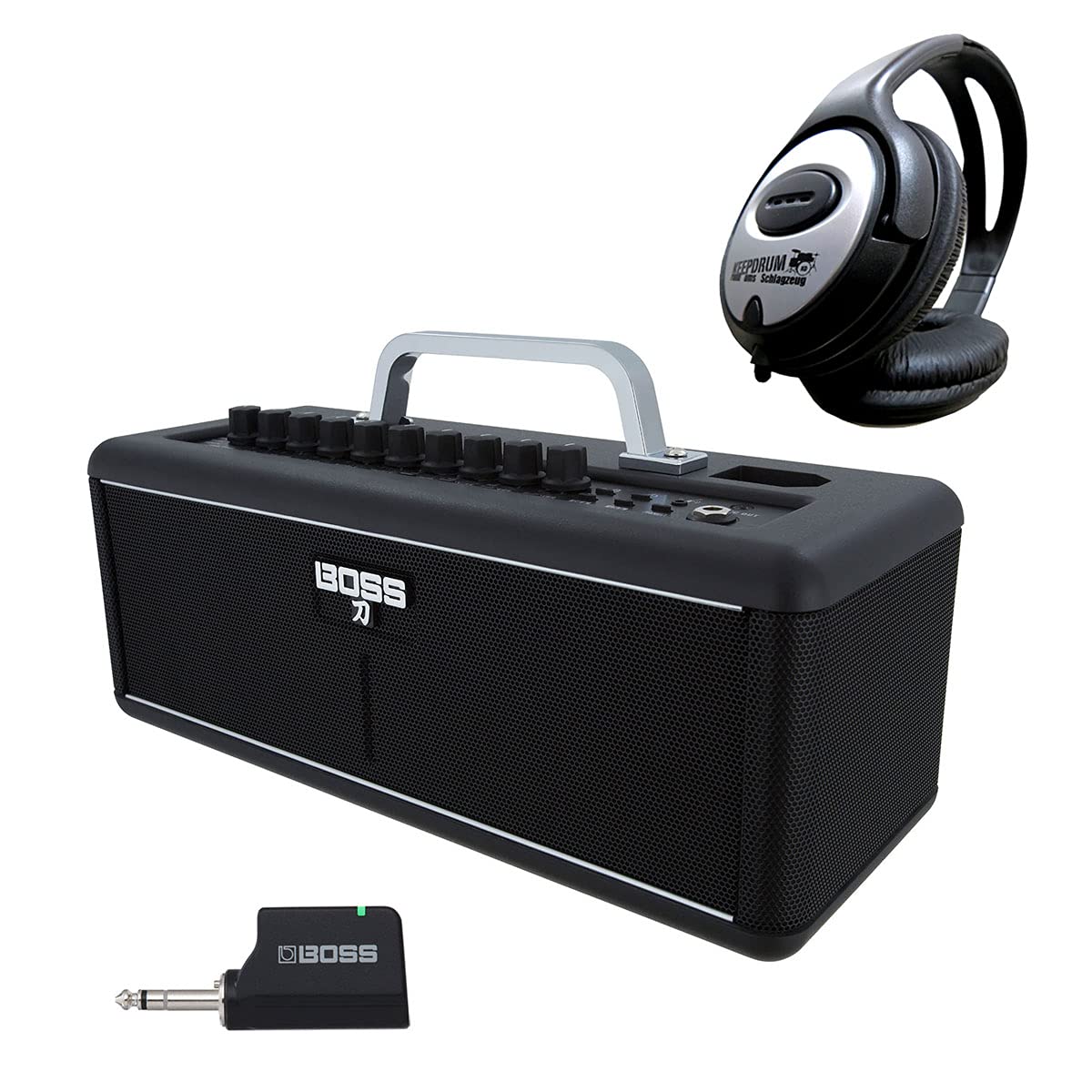 Boss Katana Air Wireless Gitarrenverstärker mit Funksender + keepdrum Kopfhörer