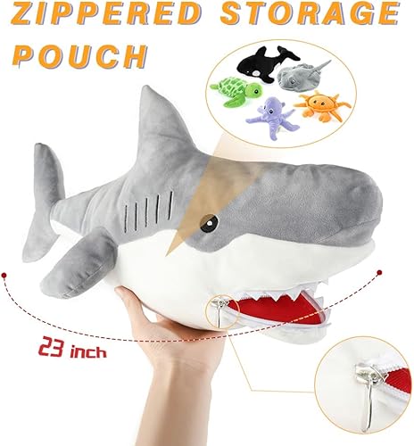 Vista 106 de Muiteiur Animal de peluche de tortuga marina, suave juguete de peluche con 3 bebés, vida marina de peluche azul para niños y niñas (azul)