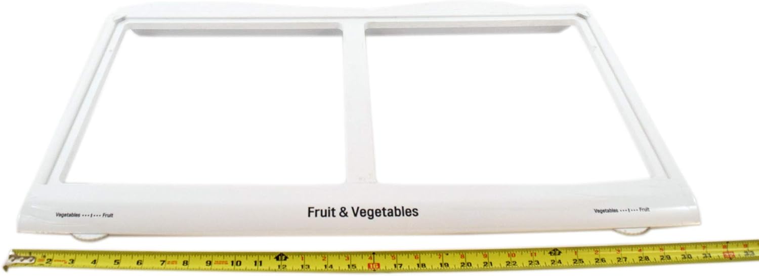 LG ACQ86549505 Refrigerator Crisper Drawer Cover Frame Genuine Original Equipment Manufacturer (OEM) Part